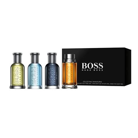 hugo boss miniature aftershave sets.